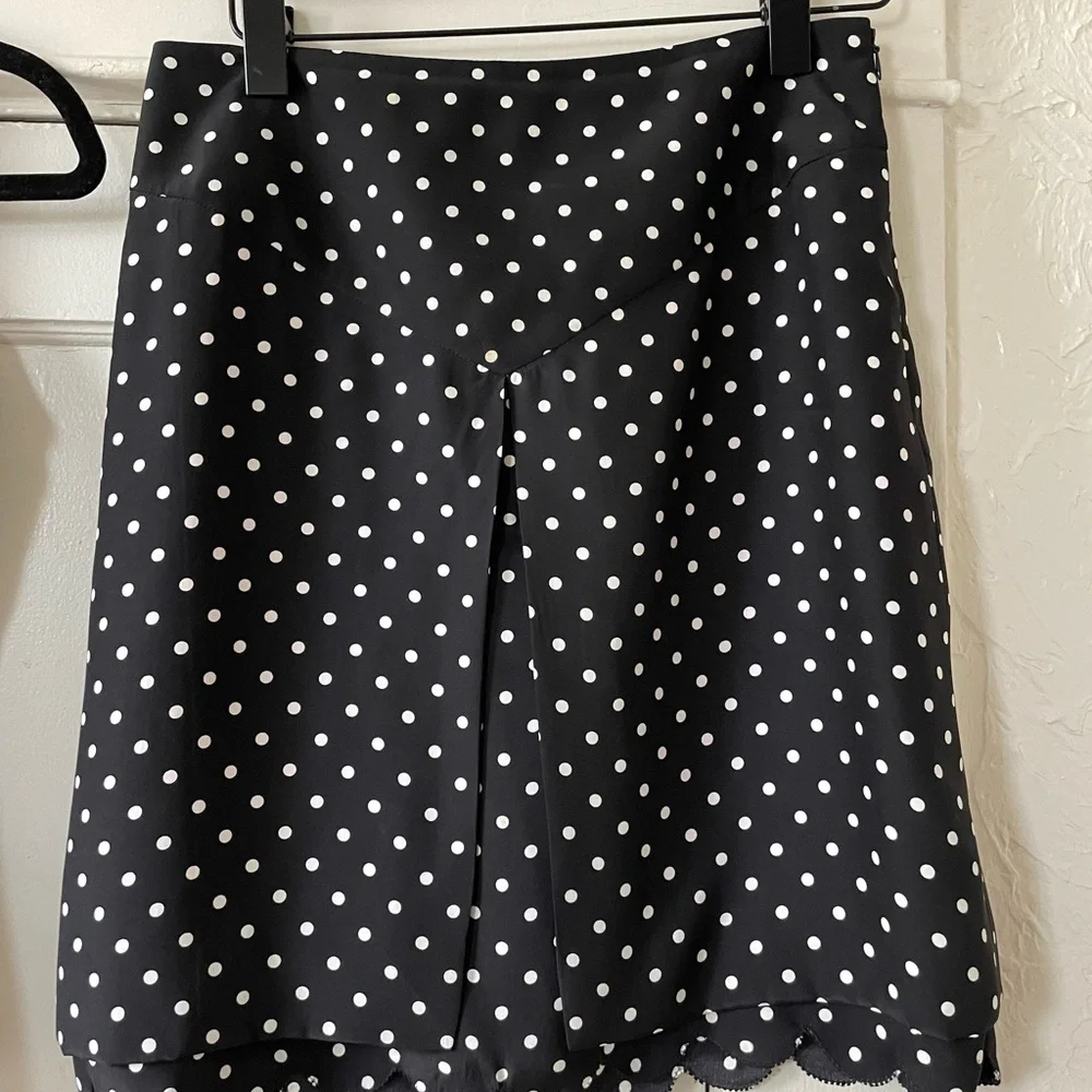 100% Silk Vintage Shirt‎ and Mini Skirt set
